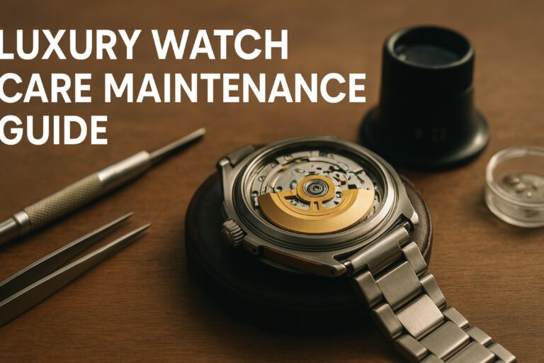 How to Care for Luxury Watches: Maintenance Guide